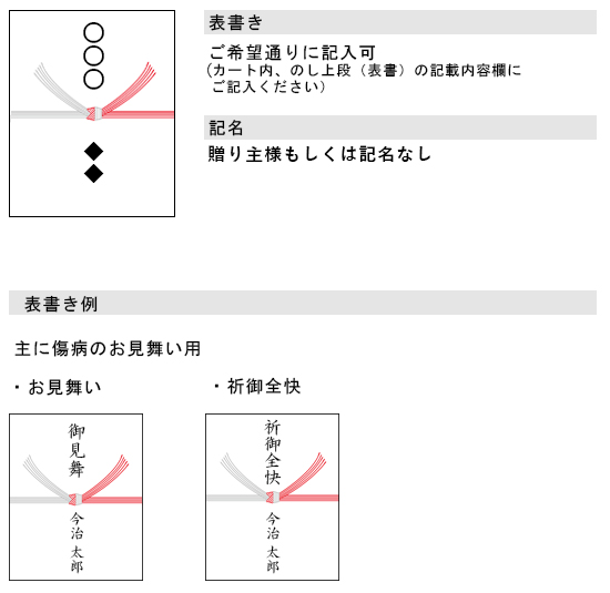 表書オーダーメイド（その他慶事用） 熨斗なし・結び切り